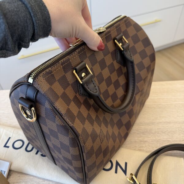 Louis Vuitton Damier Ebene Speedy 25 Bandouliere NM