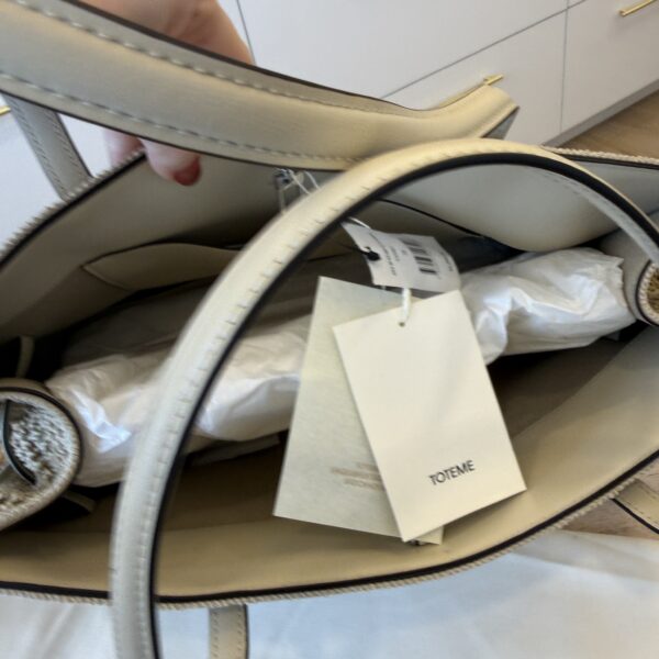 Toteme Vanilla Crochet Tote Bag