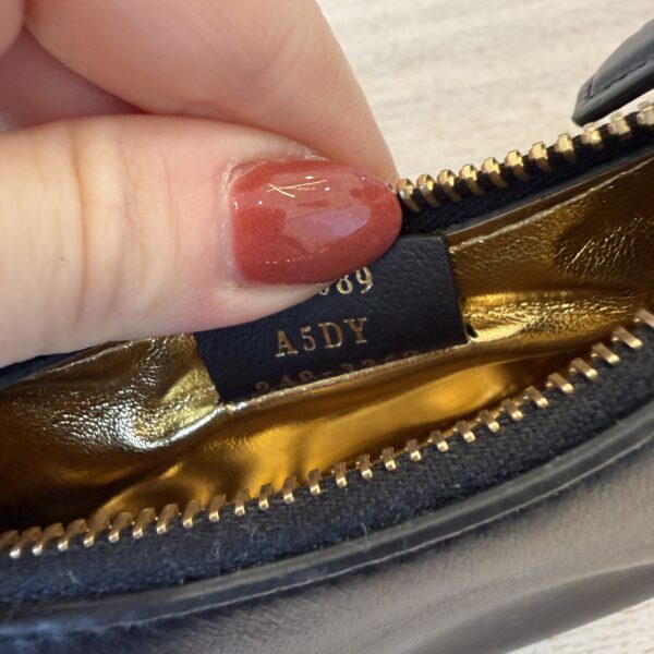 Fendi Vitello Grace New Matte Nano Fendigraphy Hobo Charm Black