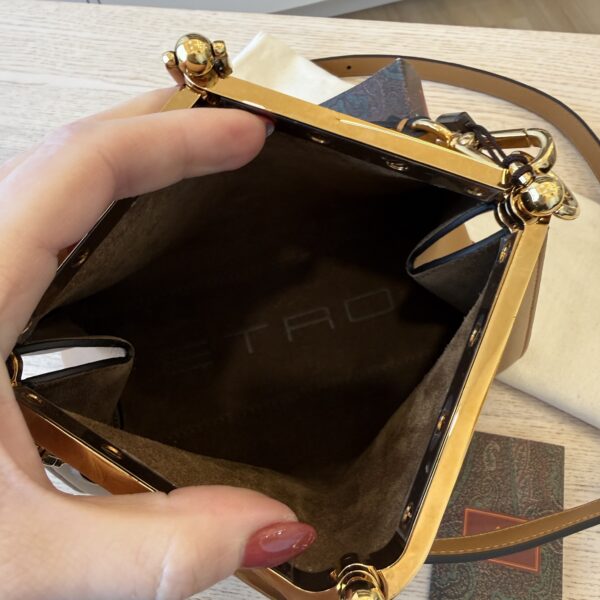 Etro Vela Mini Leather Shoulder Bag