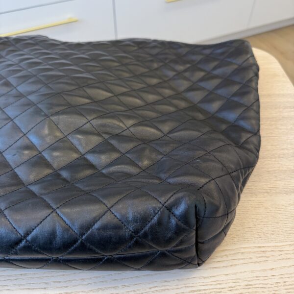 Saint Laurent (YSL) Icare in Quilted Lambskin Black