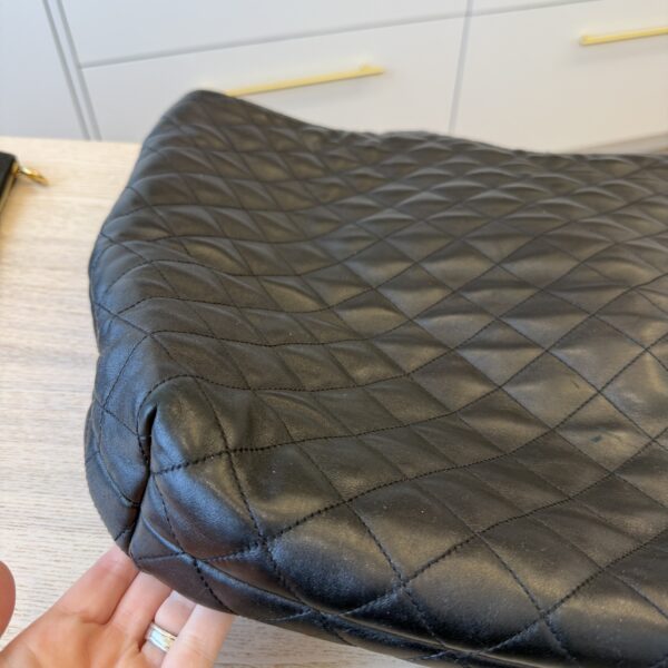 Saint Laurent (YSL) Icare in Quilted Lambskin Black