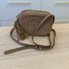 Gucci Calfskin Small Soho Disco Bag Beige
