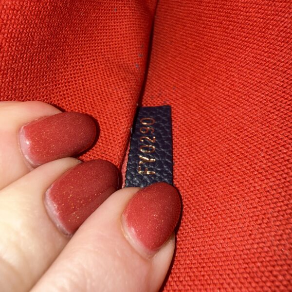 Louis Vuitton Empreinte Pochette Felicie Chain Wallet Marine Rouge