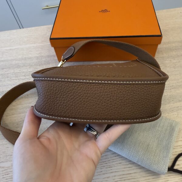 Hermes Taurillon Clemence Evelyne TPM Gold