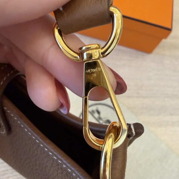 Hermes Taurillon Clemence Evelyne TPM Gold