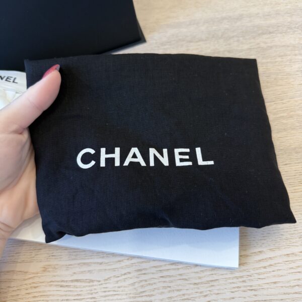 Chanel Lambskin Quilted Jumbo Double Flap Black Silver Hardware