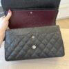 Chanel Lambskin Quilted Jumbo Double Flap Black Silver Hardware