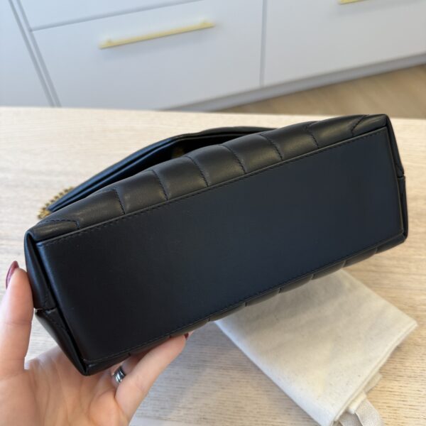 Saint Laurent (YSL) Loulou Small In Quilted Leather Black and Gold Hardware