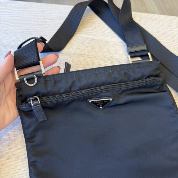 Prada Re-Nylon and Saffiano Silhouette Crossbody
