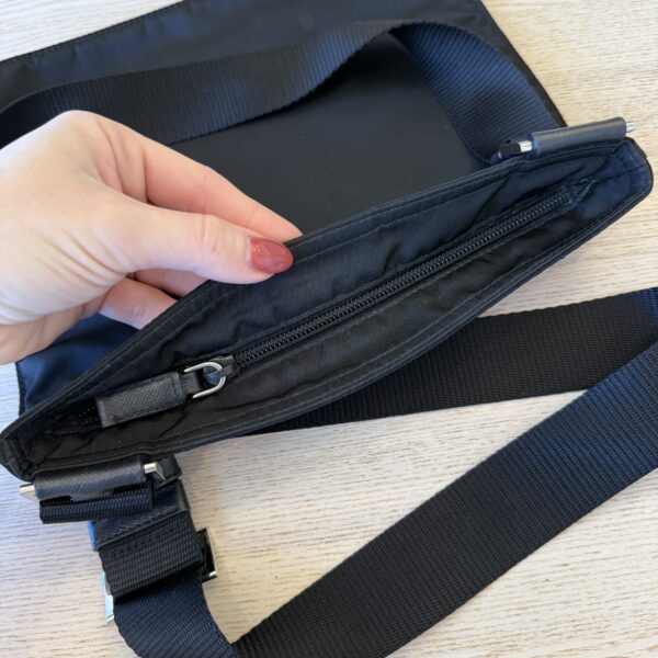 Prada Re-Nylon and Saffiano Silhouette Crossbody