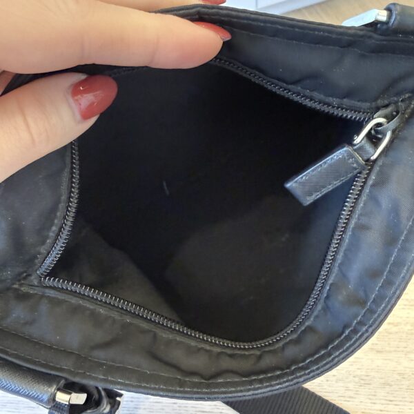 Prada Re-Nylon and Saffiano Silhouette Crossbody