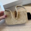 Saint Laurent (YSL) Le 5 à 7 Mini Raffia Shoulder Bag