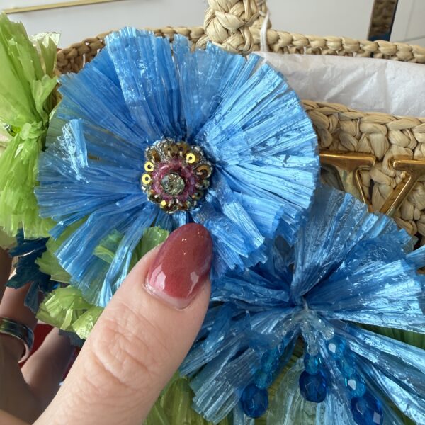 Valentino Garavani VLogo Floral Embellishments Tote