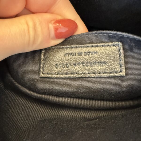 Saint Laurent (YSL) Calfskin Monogram Lou Camera Black and Black Hardware