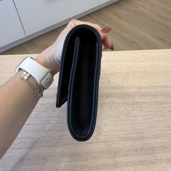 Christian Dior Miss Caro Top Handle Pouch Black