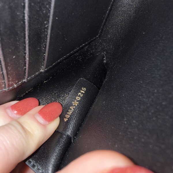 Christian Dior Miss Caro Top Handle Pouch Black