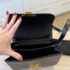 Celine Shiny Calfskin Medium Triomphe Black