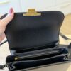 Celine Shiny Calfskin Medium Triomphe Black