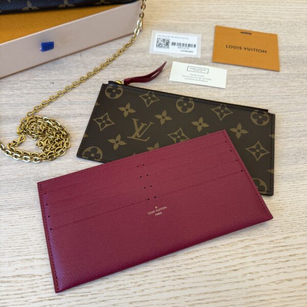 Louis Vuitton Monogram Pochette Felicie Chain Wallet