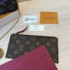 Louis Vuitton Monogram Pochette Felicie Chain Wallet