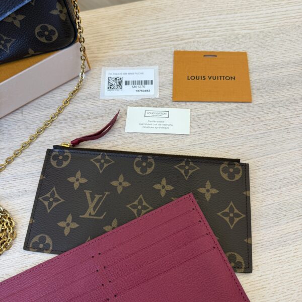 Louis Vuitton Monogram Pochette Felicie Chain Wallet