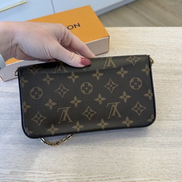 Louis Vuitton Monogram Pochette Felicie Chain Wallet