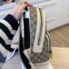 Gucci GG Supreme Monogram Calfskin Web Small Ophidia Day Backpack Beige Ebony New Acero