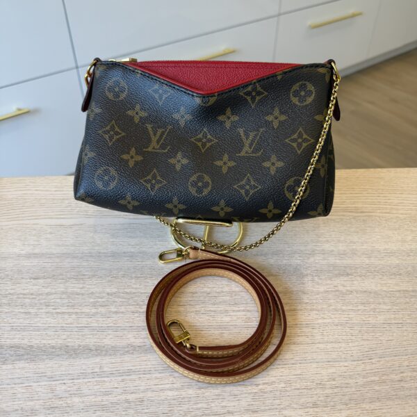 Louis Vuitton Monogram Pallas Clutch Cerise