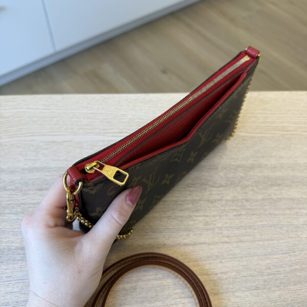 Louis Vuitton Monogram Pallas Clutch Cerise