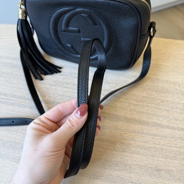 Gucci Calfskin Small Soho Disco Bag Black