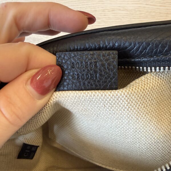 Gucci Calfskin Small Soho Disco Bag Black