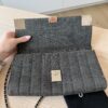 Chanel CC Choco Bar Denim Chain Flap