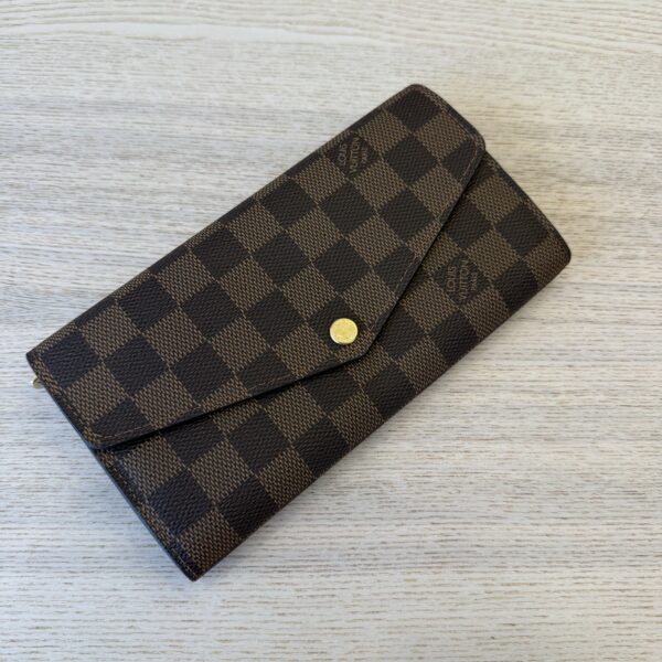 Louis Vuitton Damier Ebene Sarah Wallet