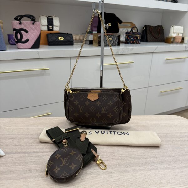 Louis Vuitton Monogram Multi Pochette Accessories Kaki