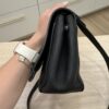 Louis Vuitton Black Pebbled Leather Lockme II BB Bag