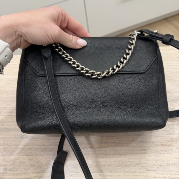 Louis Vuitton Black Pebbled Leather Lockme II BB Bag