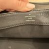 Louis Vuitton Black Pebbled Leather Lockme II BB Bag