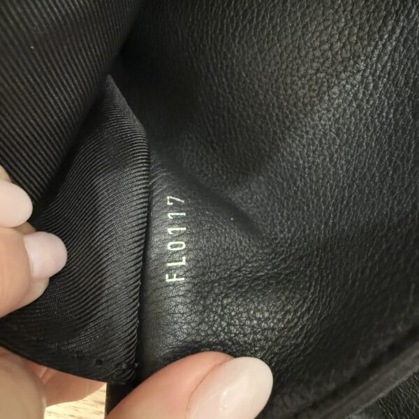 Louis Vuitton Black Pebbled Leather Lockme II BB Bag