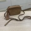 Gucci Calfskin Small Soho Disco Bag Beige