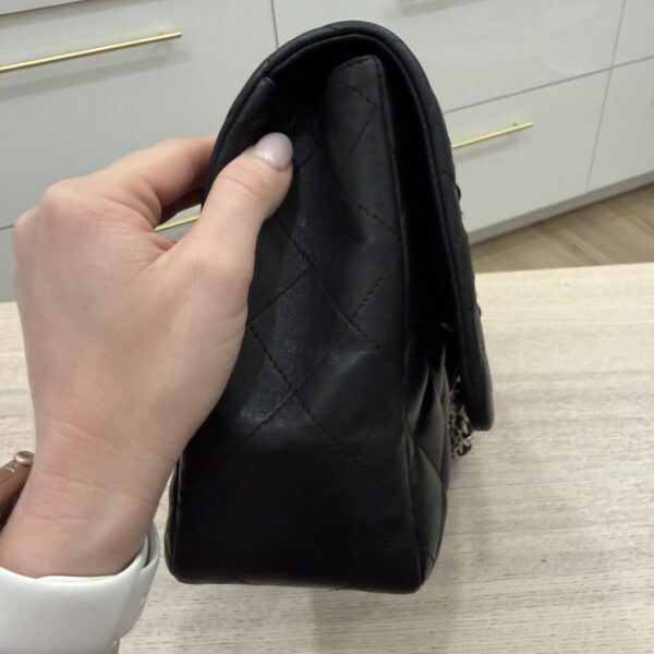 Chanel Lambskin Quilted Jumbo Single Flap Black