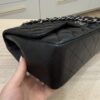 Chanel Lambskin Quilted Jumbo Single Flap Black