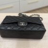 Chanel Lambskin Quilted Jumbo Single Flap Black