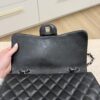 Chanel Lambskin Quilted Jumbo Single Flap Black