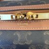 Celine Large Boston in Triomphe Canvas and Calfskin Celine Large Boston in Triomphe Canvas and Calfskin