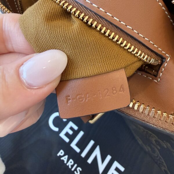 Celine Large Boston in Triomphe Canvas and Calfskin