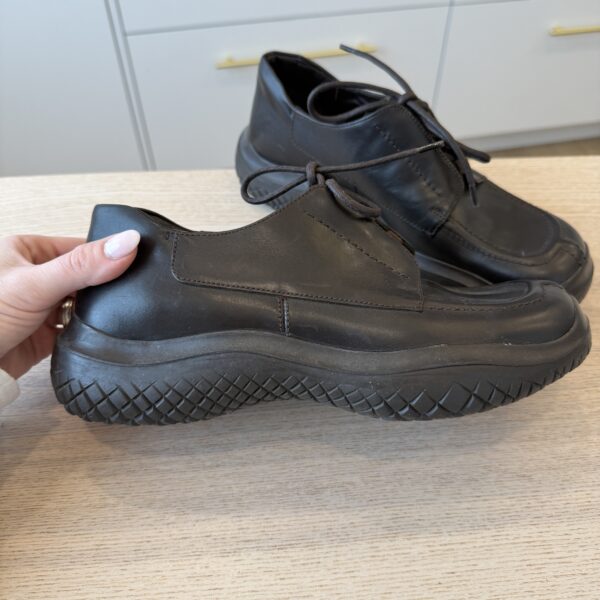 Prada Derby Oxford Size 39 Brown Women's