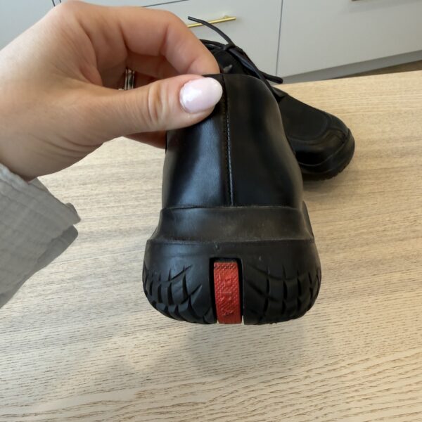 Prada Derby Oxford Size 39 Brown Women's