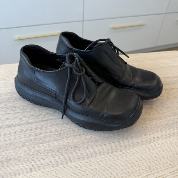 Prada Derby Oxford Size 39 Black Women's