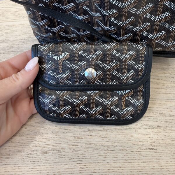 Goyard Goyardine Reversible Mini Anjou Black